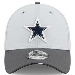 Dallas Cowboys New Era 2025 NFL Training Camp 39THIRTY Flex Hat - Gray/Graphite - NFL