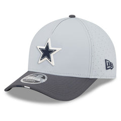 Dallas Cowboys New Era 2025 NFL Training Camp A-Frame 9FORTY Adjustable Hat - Gray/Graphite - NFL