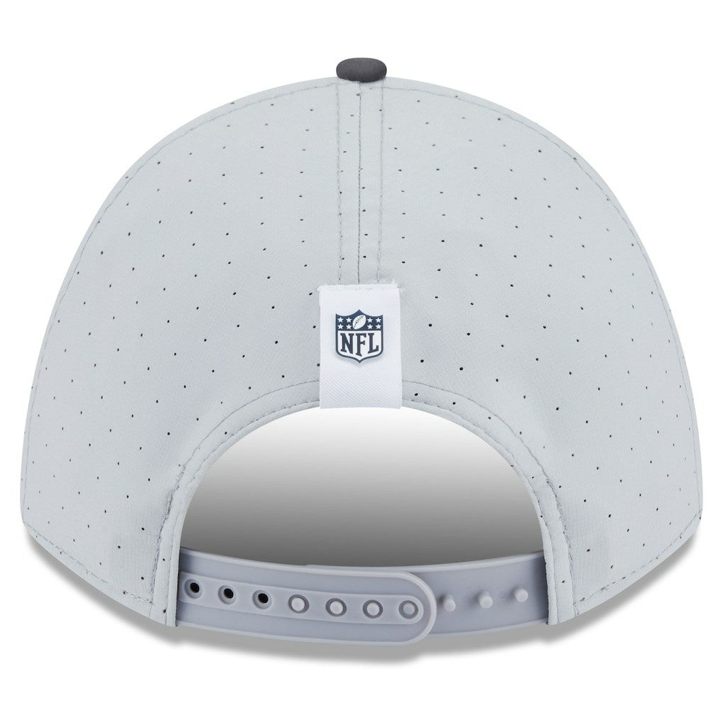 Dallas Cowboys New Era 2025 NFL Training Camp A-Frame 9FORTY Adjustable Hat - Gray/Graphite - NFL