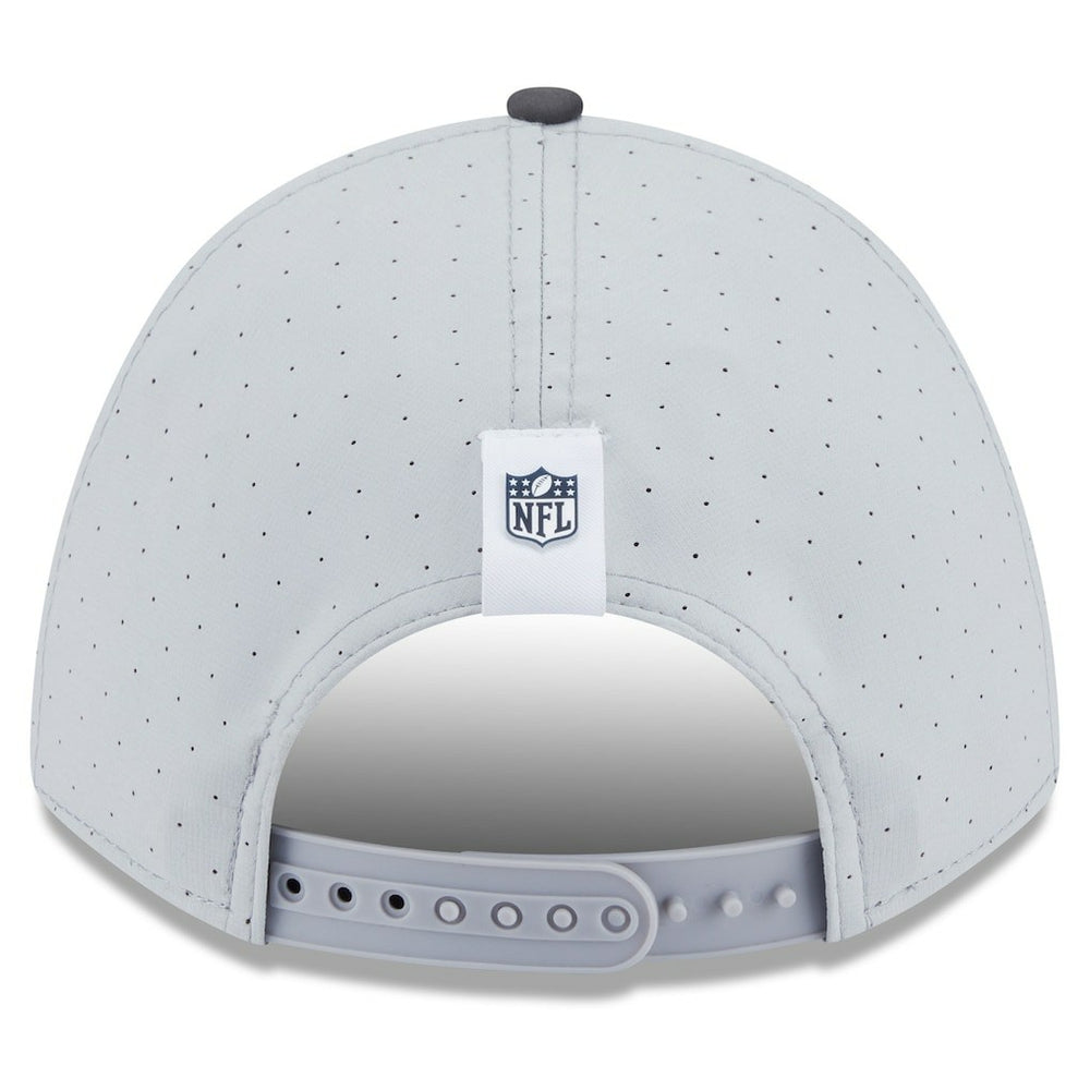 Dallas Cowboys New Era 2025 NFL Training Camp A-Frame 9FORTY Adjustable Hat - Gray/Graphite - NFL
