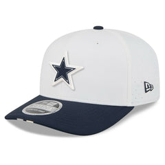 Dallas Cowboys New Era 2025 NFL Training Camp 9SEVENTY Adjustable Hat - White/Navy - NFL