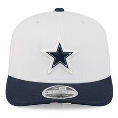 Dallas Cowboys New Era 2025 NFL Training Camp 9SEVENTY Adjustable Hat - White/Navy - NFL