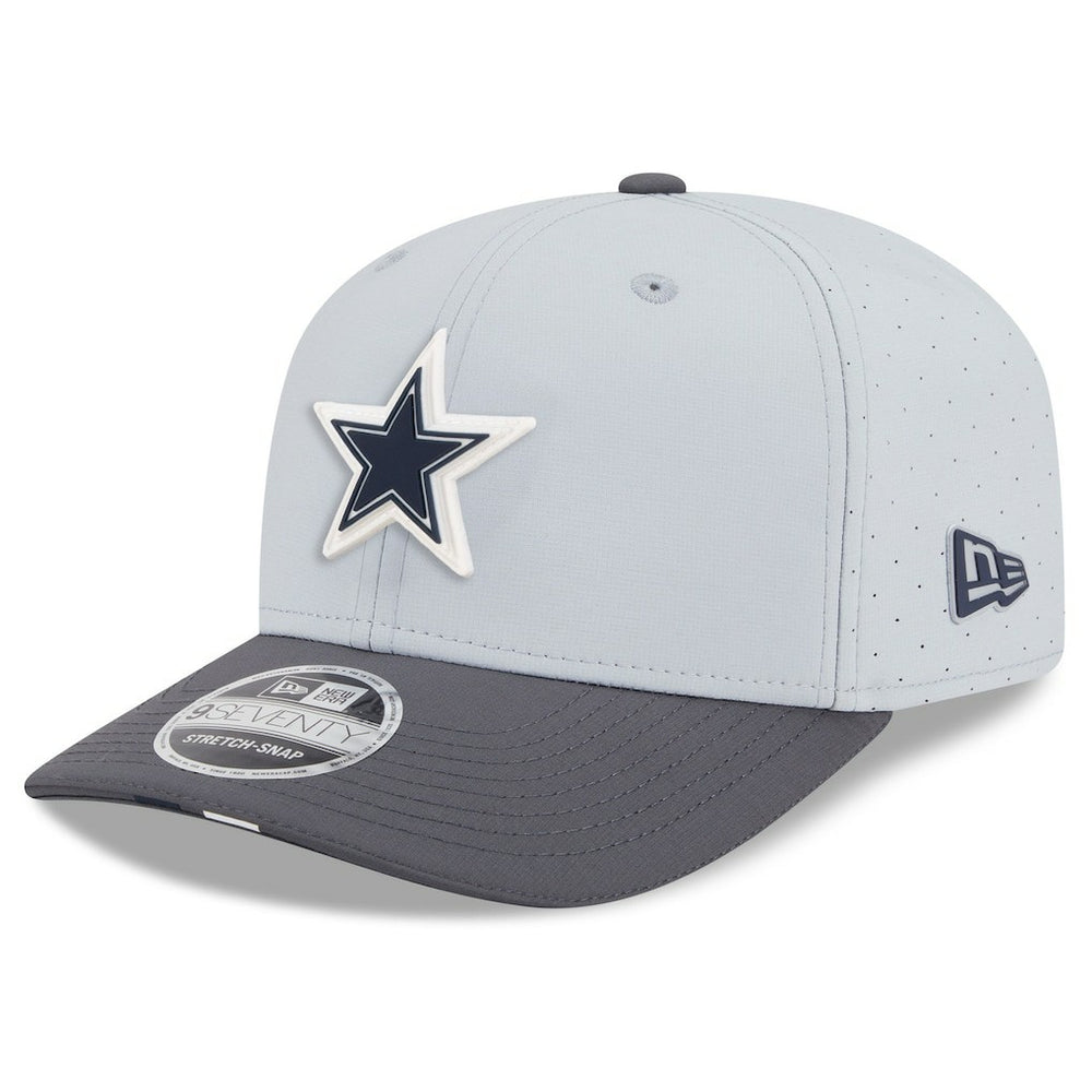 Dallas Cowboys New Era 2025 NFL Training Camp 9SEVENTY Adjustable Hat - Gray/Graphite - NFL