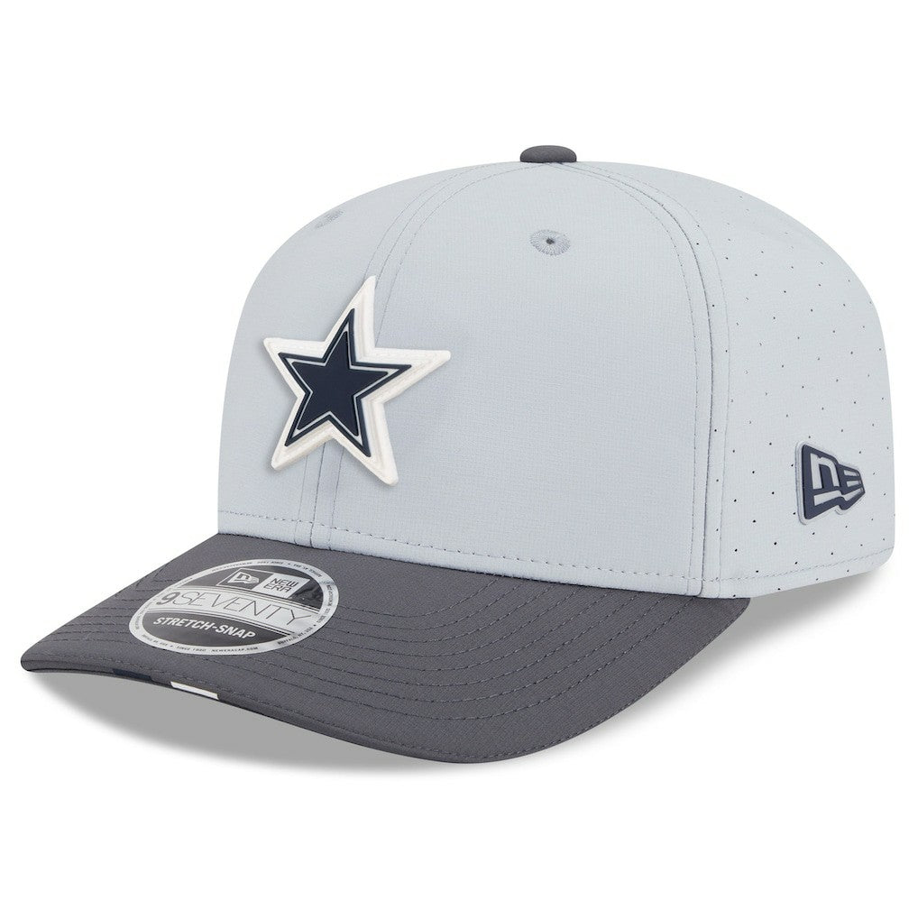 Dallas Cowboys New Era 2025 NFL Training Camp 9SEVENTY Adjustable Hat - Gray/Graphite - NFL