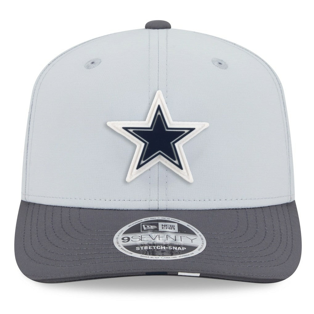 Dallas Cowboys New Era 2025 NFL Training Camp 9SEVENTY Adjustable Hat - Gray/Graphite - NFL