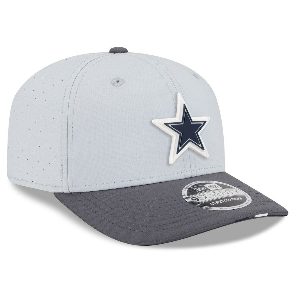 Dallas Cowboys New Era 2025 NFL Training Camp 9SEVENTY Adjustable Hat - Gray/Graphite - NFL