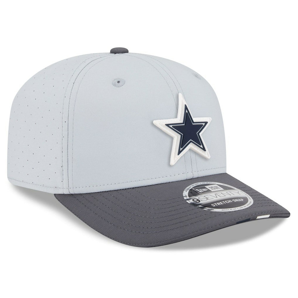 Dallas Cowboys New Era 2025 NFL Training Camp 9SEVENTY Adjustable Hat - Gray/Graphite - NFL