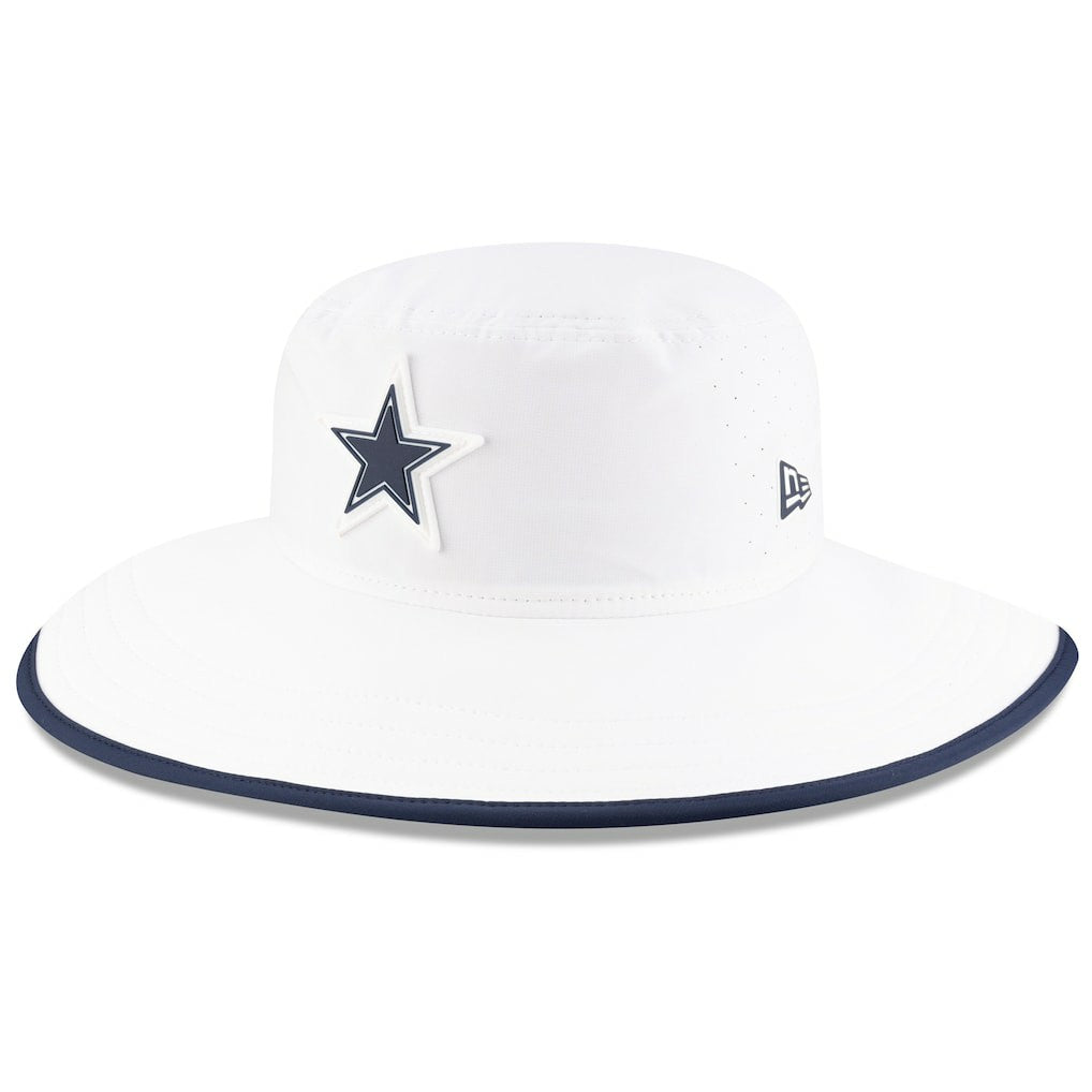 Dallas Cowboys New Era 2025 NFL Training Camp Panama Bucket Hat - White - NFL
