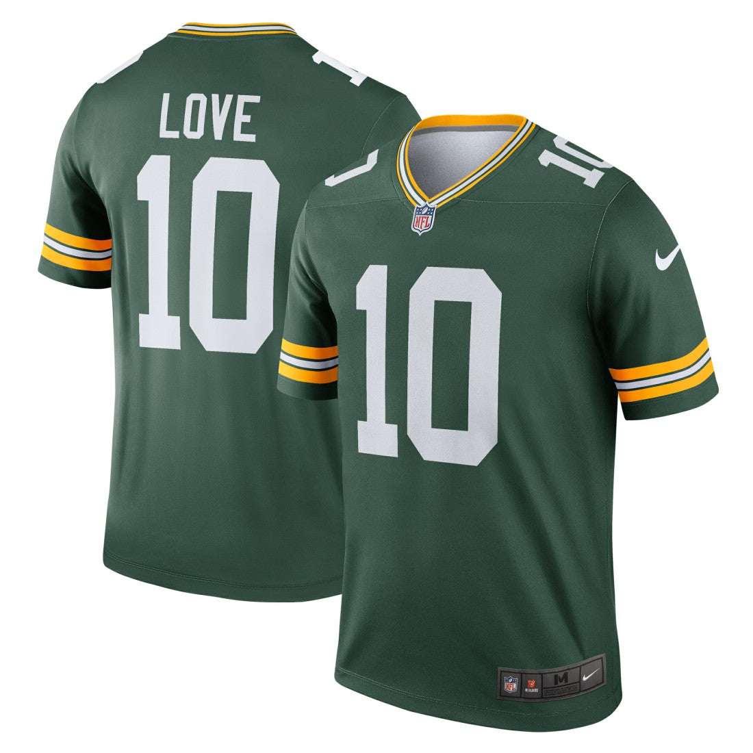 Jordan Love Green Bay Packers Legend Player Performance Top - Green - Nike