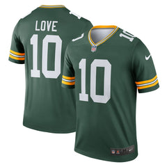 Jordan Love Green Bay Packers Legend Player Performance Top - Green - Nike