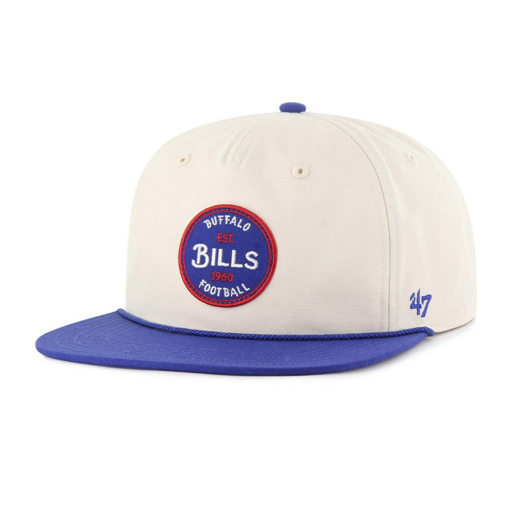 Buffalo Bills '47 Payson Captain Adjustable Hat - Natural - 47 brand