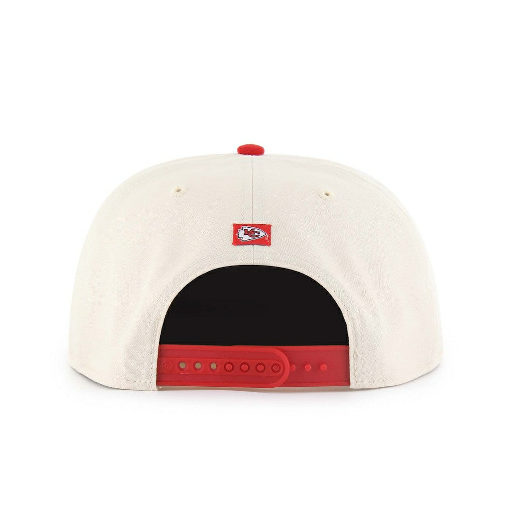 Kansas City Chiefs '47 Payson Captain Adjustable Hat - Natural - 47 brand