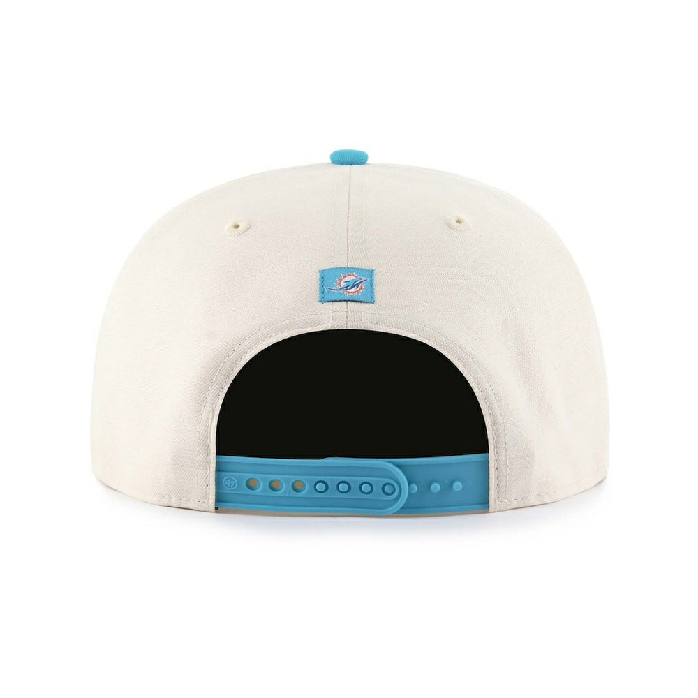 Miami Dolphins '47 Payson Captain Adjustable Hat - Natural - 47 brand