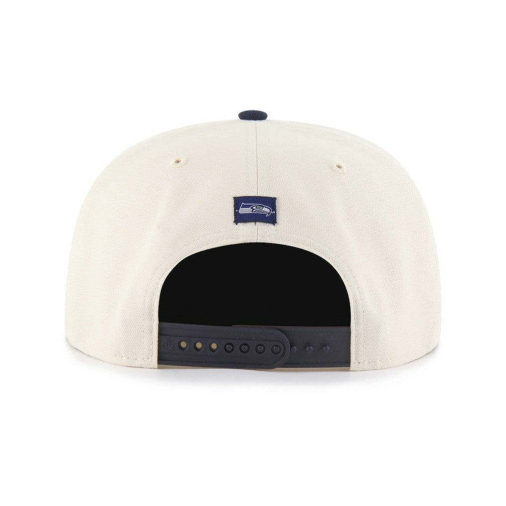 Seattle Seahawks '47 Payson Captain Adjustable Hat - Natural - 47 brand