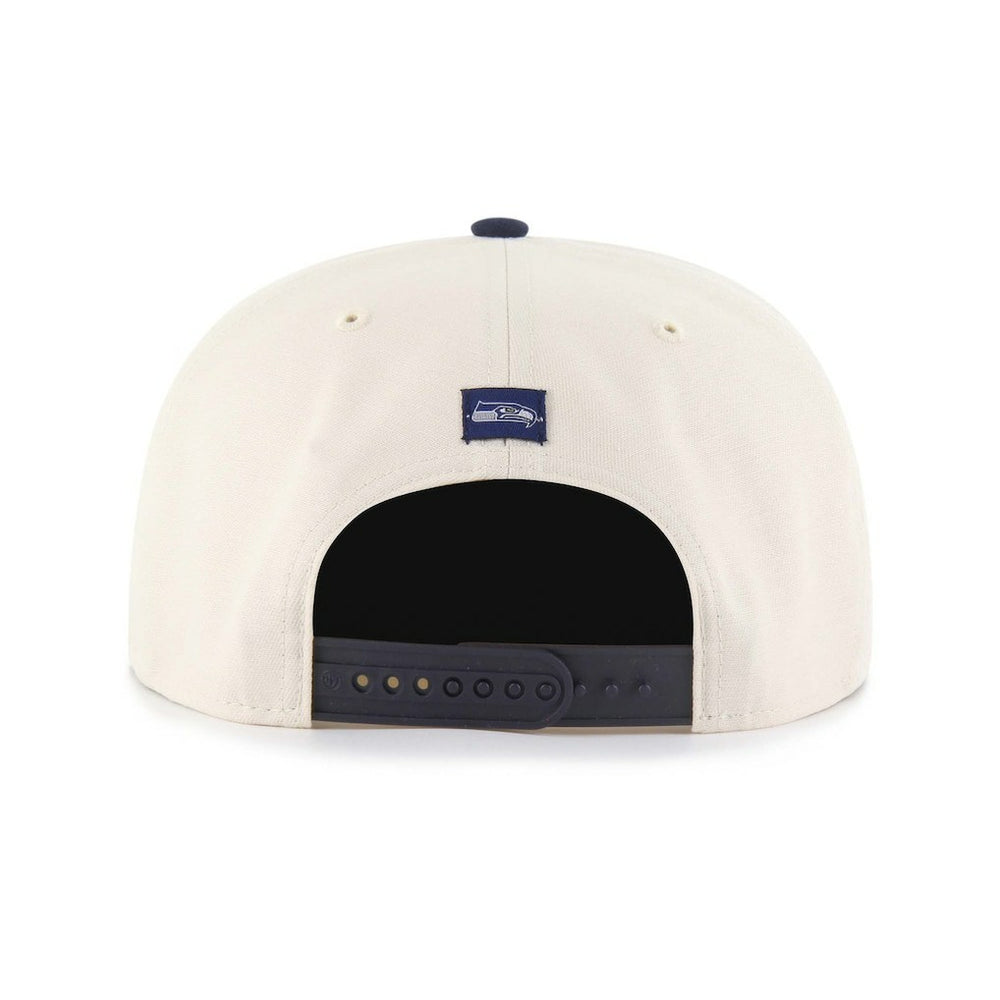 Seattle Seahawks '47 Payson Captain Adjustable Hat - Natural - 47 brand