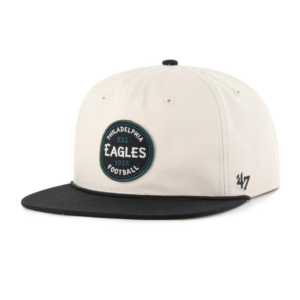 Philadelphia Eagles '47 Payson Captain Adjustable Hat - Natural - 47 brand