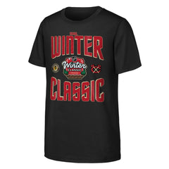 Chicago Blackhawks Youth 2025 NHL Winter Classic Game Day T-Shirt - Black | NHL sale
