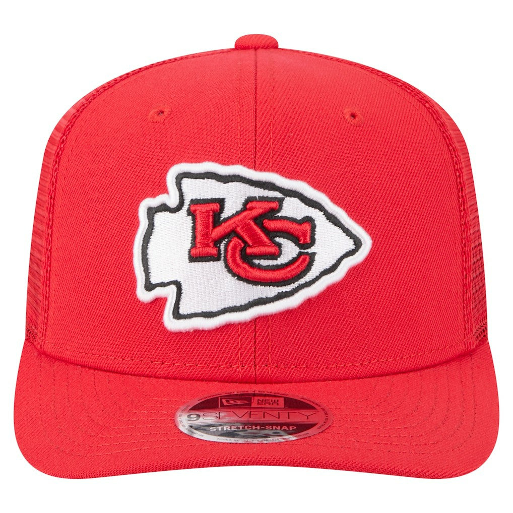 Kansas City Chiefs New Era Team Collection 9SEVENTY Stretch-Snap Adjustable Hat - Red - NFL