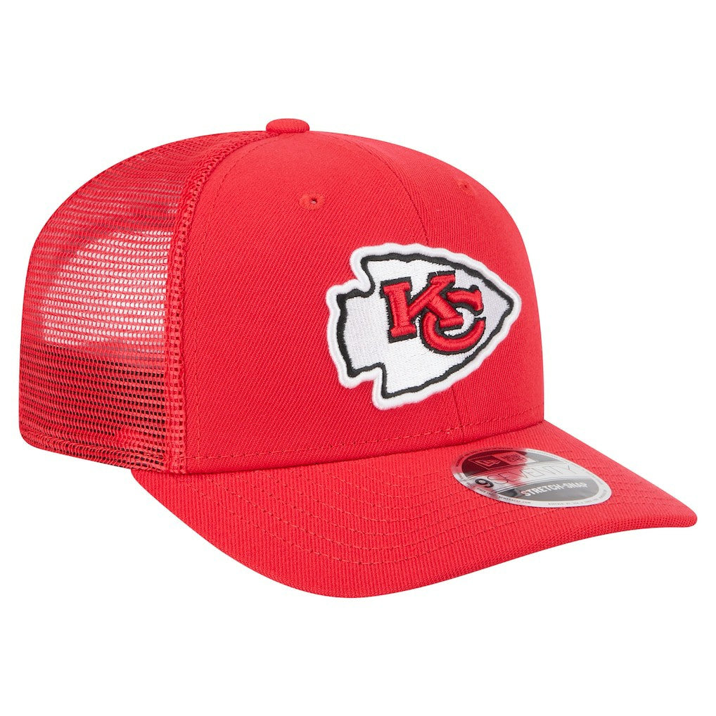 Kansas City Chiefs New Era Team Collection 9SEVENTY Stretch-Snap Adjustable Hat - Red - NFL