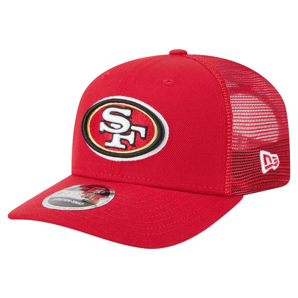 San Francisco 49ers New Era Team Collection 9SEVENTY Stretch-Snap Adjustable Hat - Scarlet - NFL
