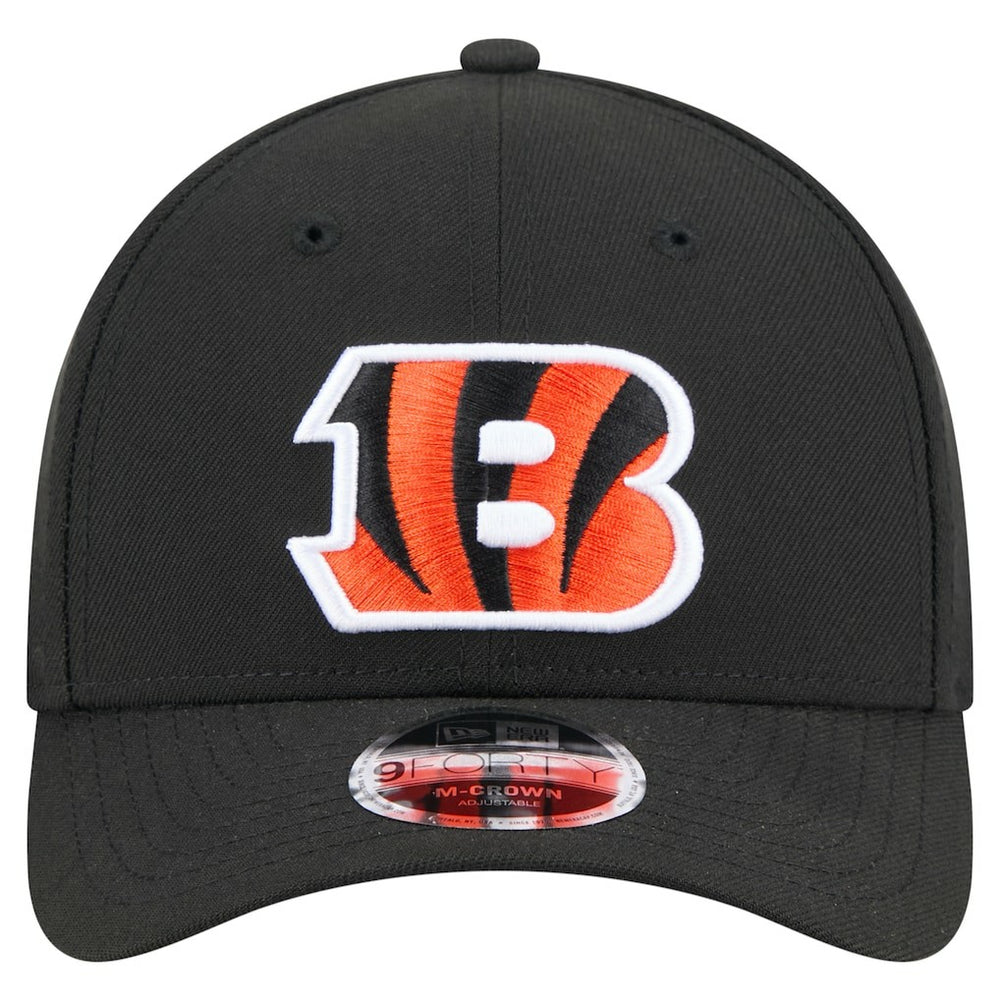 Cincinnati Bengals New Era Team Collection 9FORTY M-Crown Adjustable Hat - Black - NFL