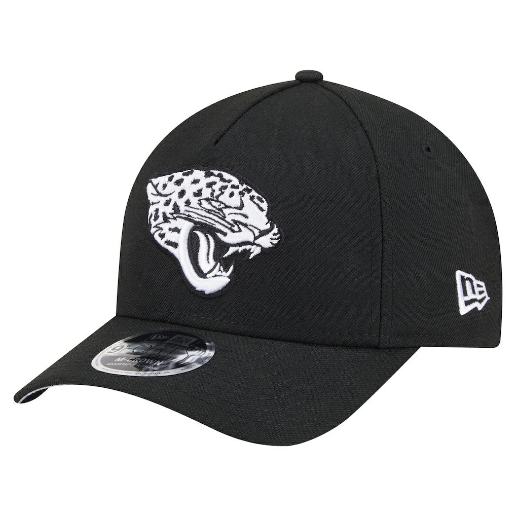 Jacksonville Jaguars New Era Team Collection 9FORTY M-Crown A-Frame Adjustable Hat - Black - NFL