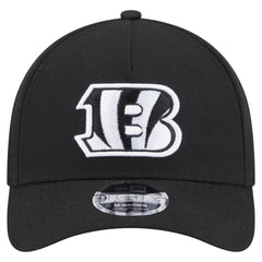 Cincinnati Bengals New Era Team Collection 9FORTY M-Crown A-Frame Adjustable Hat - Black - NFL