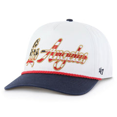 Los Angeles Chargers '47 Patriotic Overhand Hitch Adjustable Hat - White - 47 brand