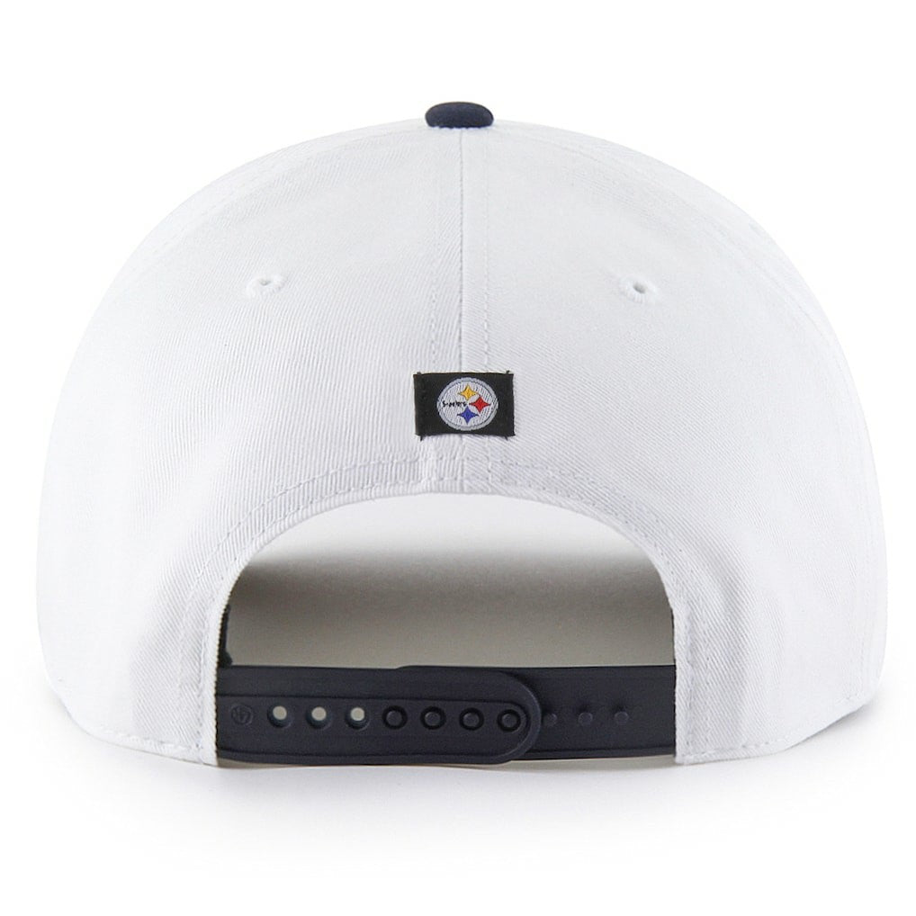 Pittsburgh Steelers '47 Patriotic Overhand Hitch Adjustable Hat - White - 47 brand