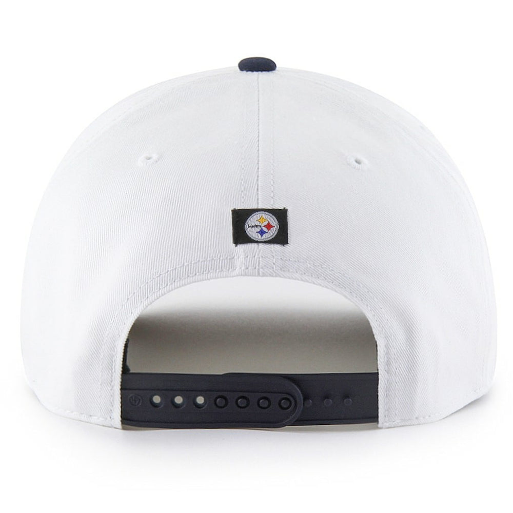 Pittsburgh Steelers '47 Patriotic Overhand Hitch Adjustable Hat - White - 47 brand