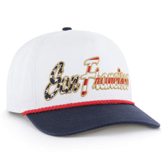 San Francisco 49ers '47 Patriotic Overhand Hitch Adjustable Hat - White - 47 brand