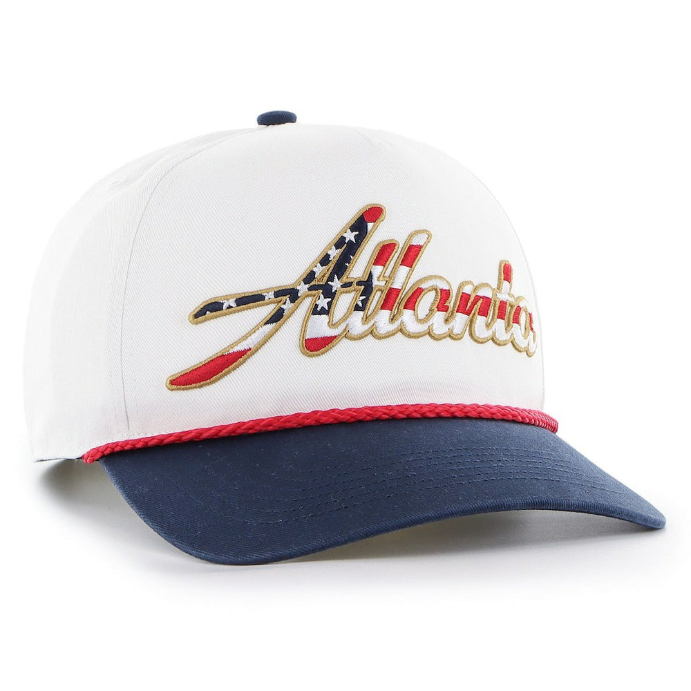 Atlanta Falcons '47 Patriotic Overhand Hitch Adjustable Hat - White - 47 brand