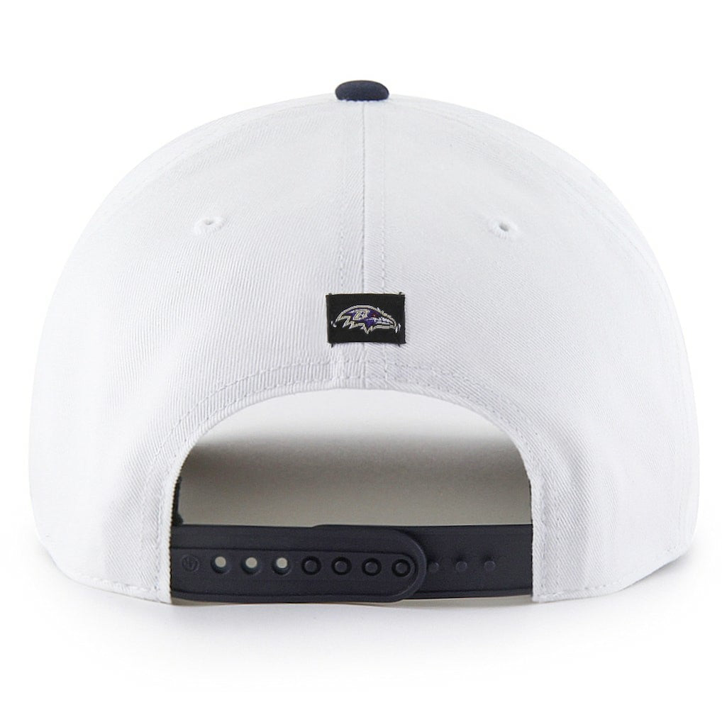 Baltimore Ravens '47 Patriotic Overhand Hitch Adjustable Hat - White - 47 brand