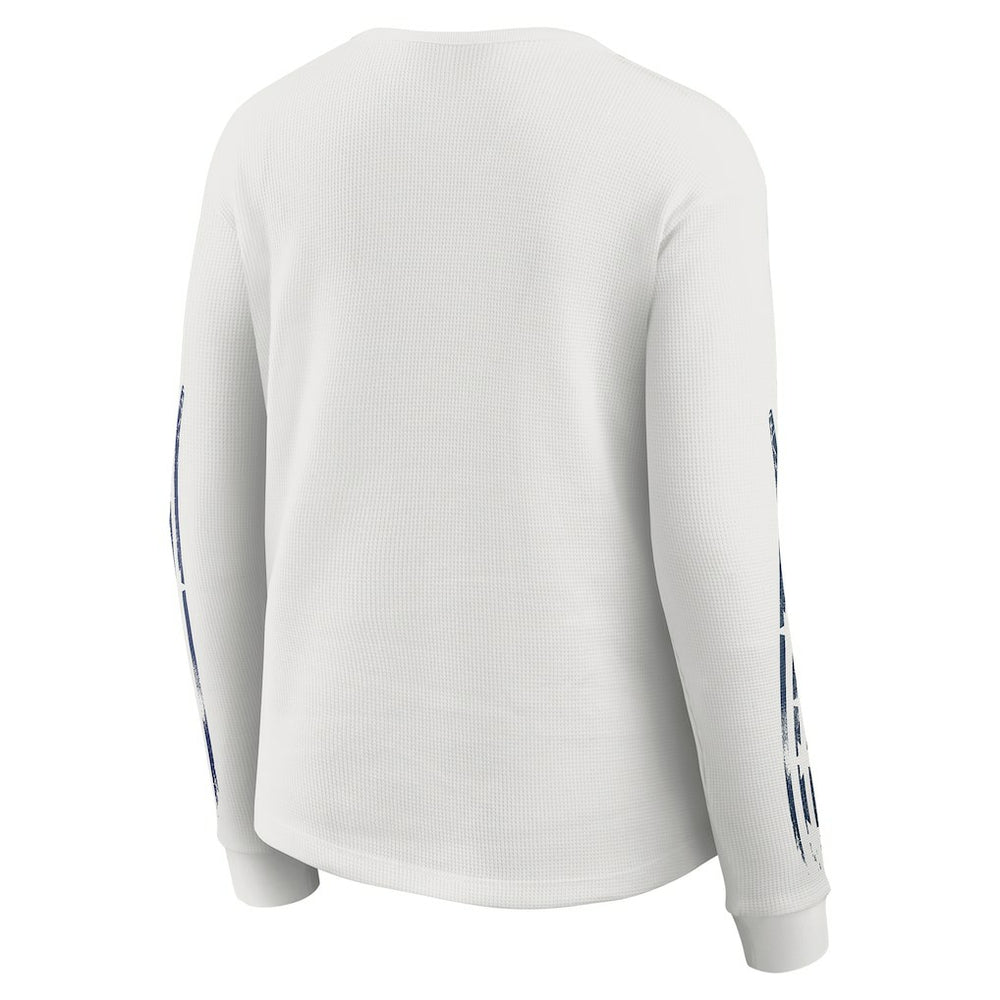 Dallas Cowboys WEAR by Erin Andrews Women's Graphic Waffle Long-Sleeve T-Shirt - White - NFL