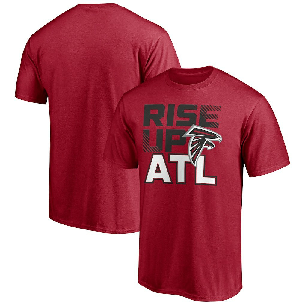 Atlanta Falcons Hometown Collection 1st Down T-Shirt - Red - NFL