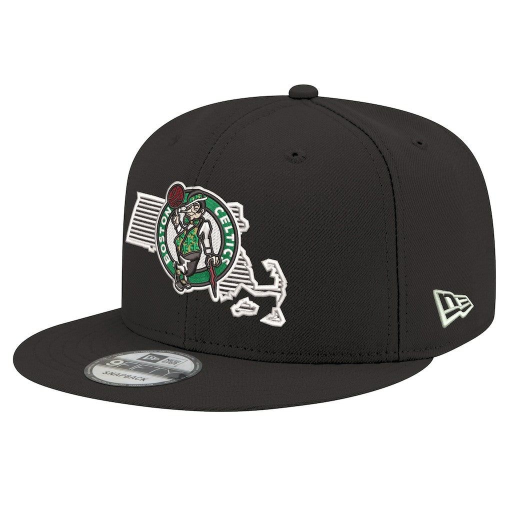 New Era Boston Celtics State Pride 9FIFTY Snapback Hat Black