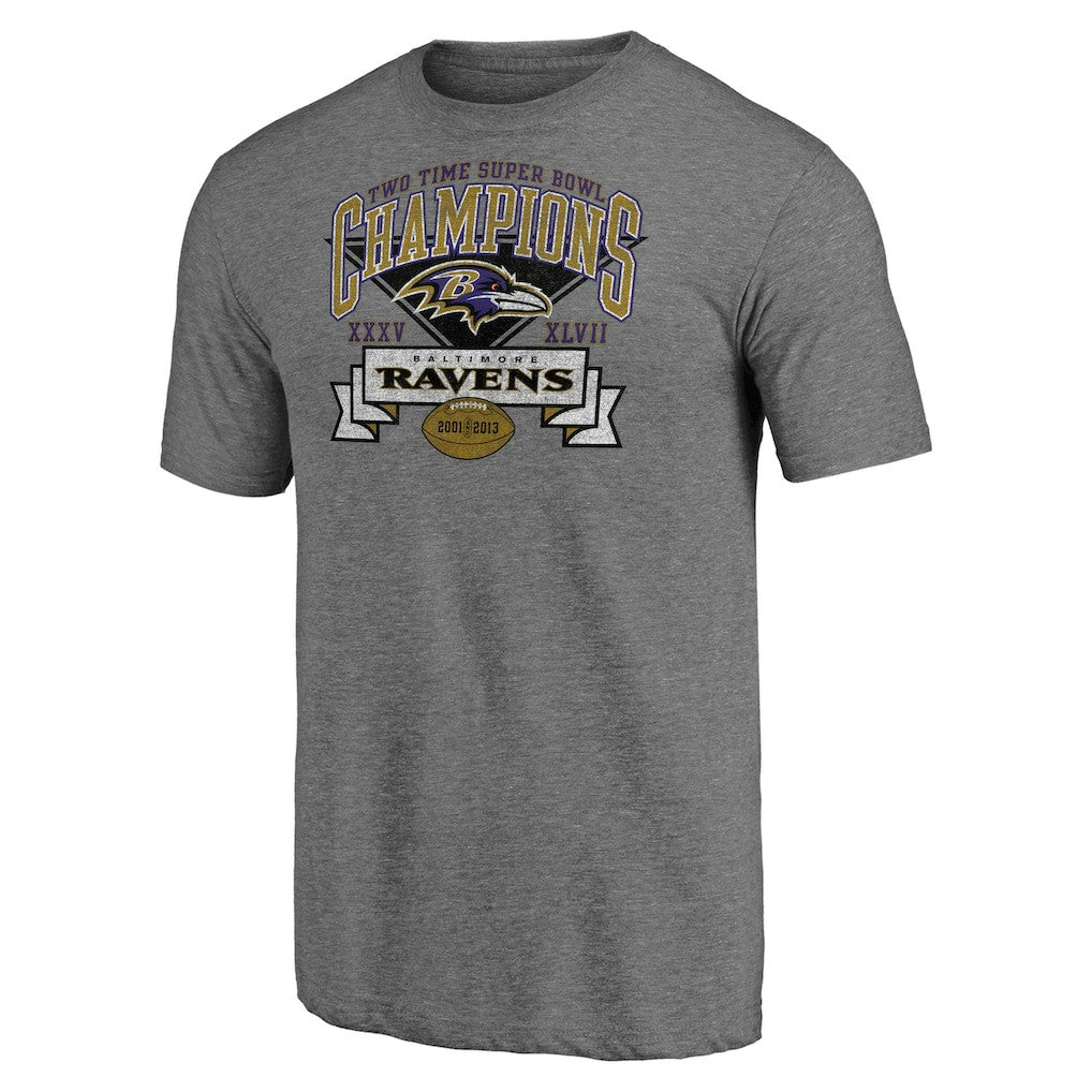 Baltimore Ravens Hot Route Tri-Blend T-Shirt - Heather Gray - NFL