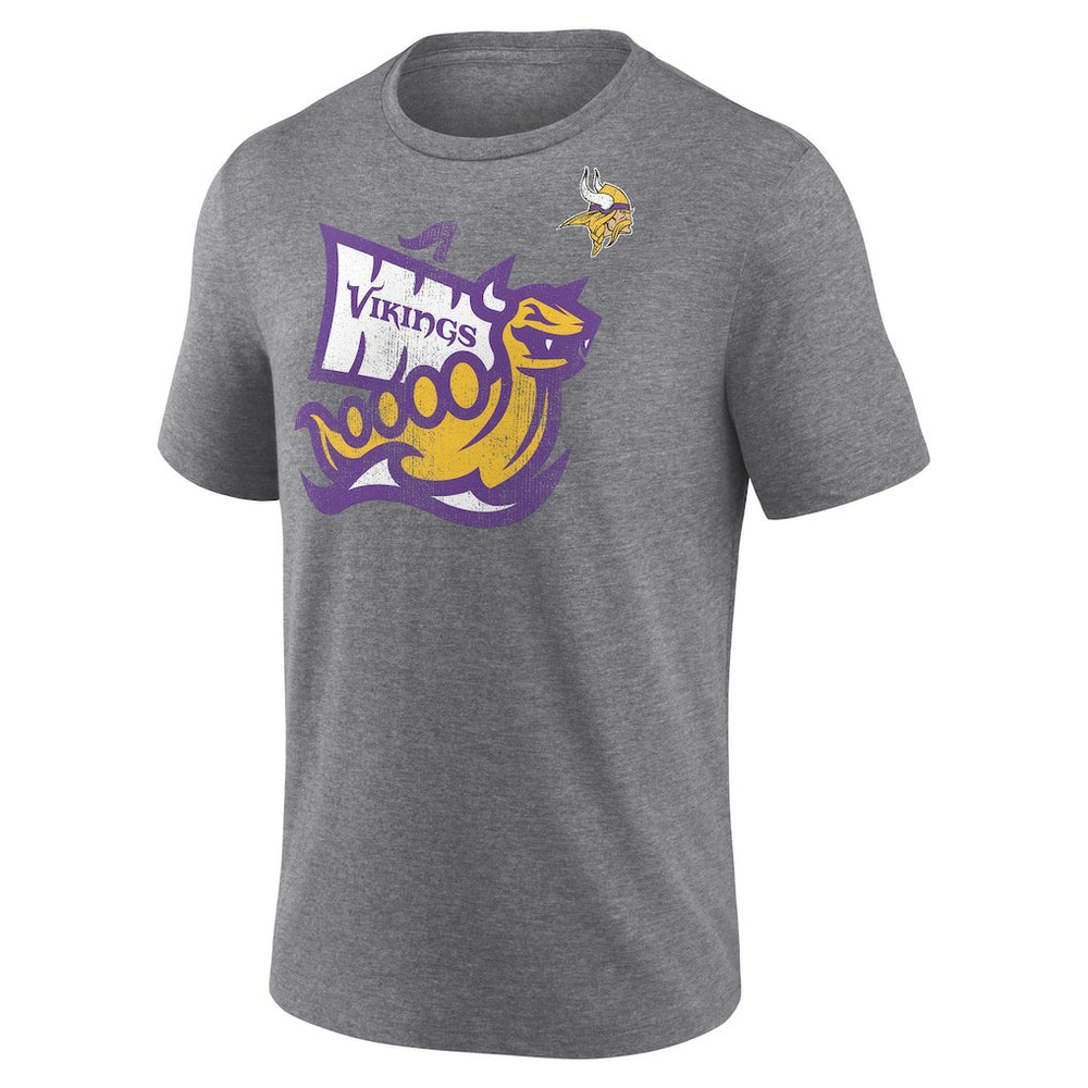 Minnesota Vikings Hot Route Tri-Blend T-Shirt - Heather Gray - NFL