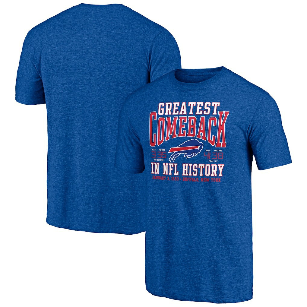 Buffalo Bills Vintage Tri-Blend T-Shirt - Royal - NFL