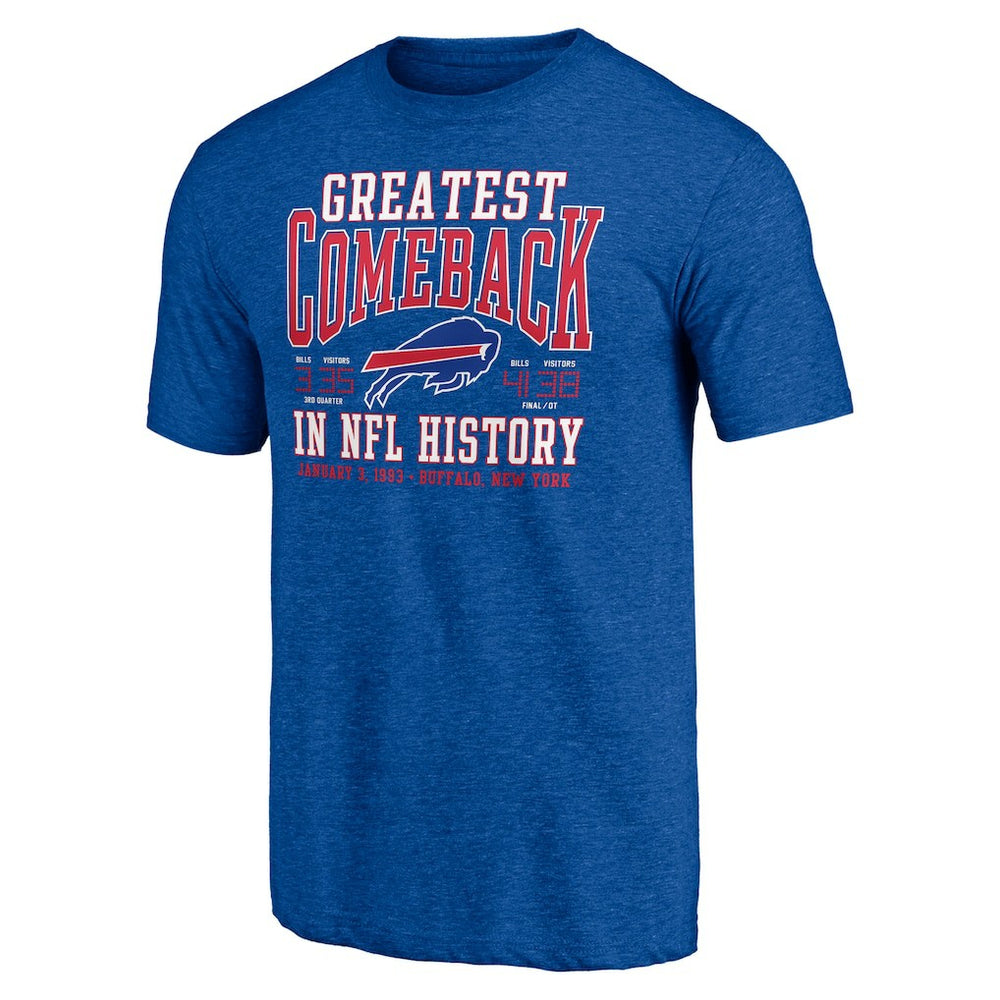 Buffalo Bills Vintage Tri-Blend T-Shirt - Royal - NFL