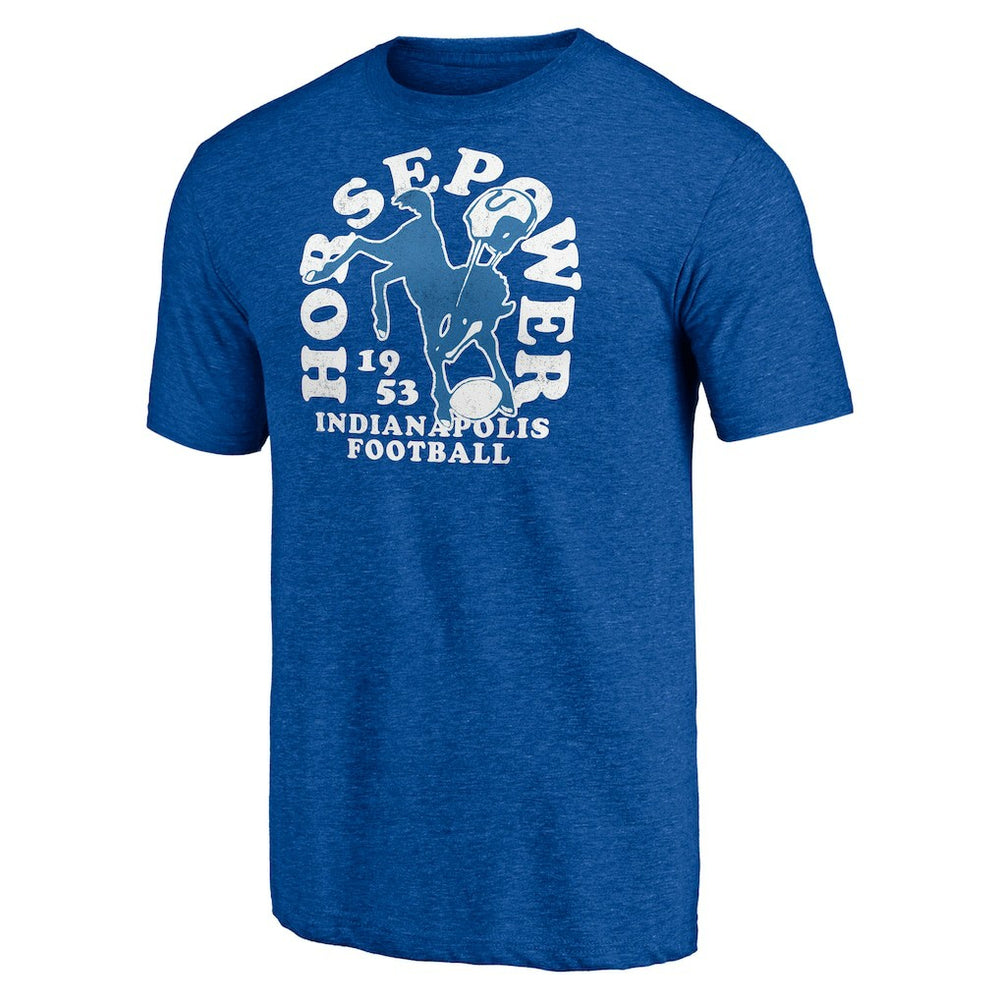 Indianapolis Colts Vintage Tri-Blend T-Shirt - Royal - NFL