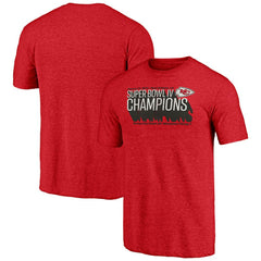 Kansas City Chiefs Vintage Tri-Blend T-Shirt - Red - NFL
