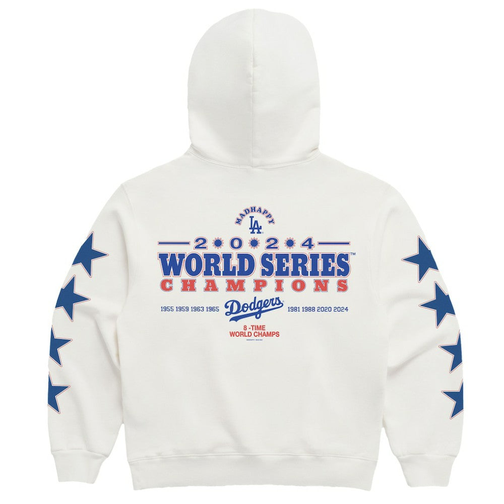 Los Angeles Dodgers Madhappy 2024 World Series Champions Star Pullover Hoodie for sale