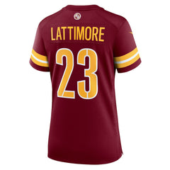 Marshon Lattimore Washington Commanders Women's Team Game Jersey - Burgundy - Nike