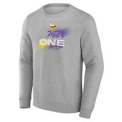 Minnesota Vikings As One Skol Pullover Sweatshirt - Gray - NFL