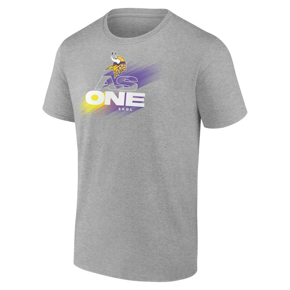 Minnesota Vikings As One Skol T-Shirt - Heather Gray - NFL