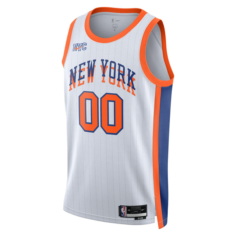 Nike New York Knicks Unisex 2024/25 Custom Swingman Jersey City Edition White