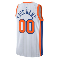 Nike New York Knicks Unisex 2024/25 Custom Swingman Jersey City Edition White