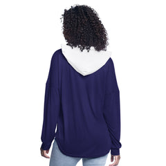 Phoenix Suns G-III 4Her by Carl Banks Women's Bench Player Oversized Long Sleeve Hooded Top Purple