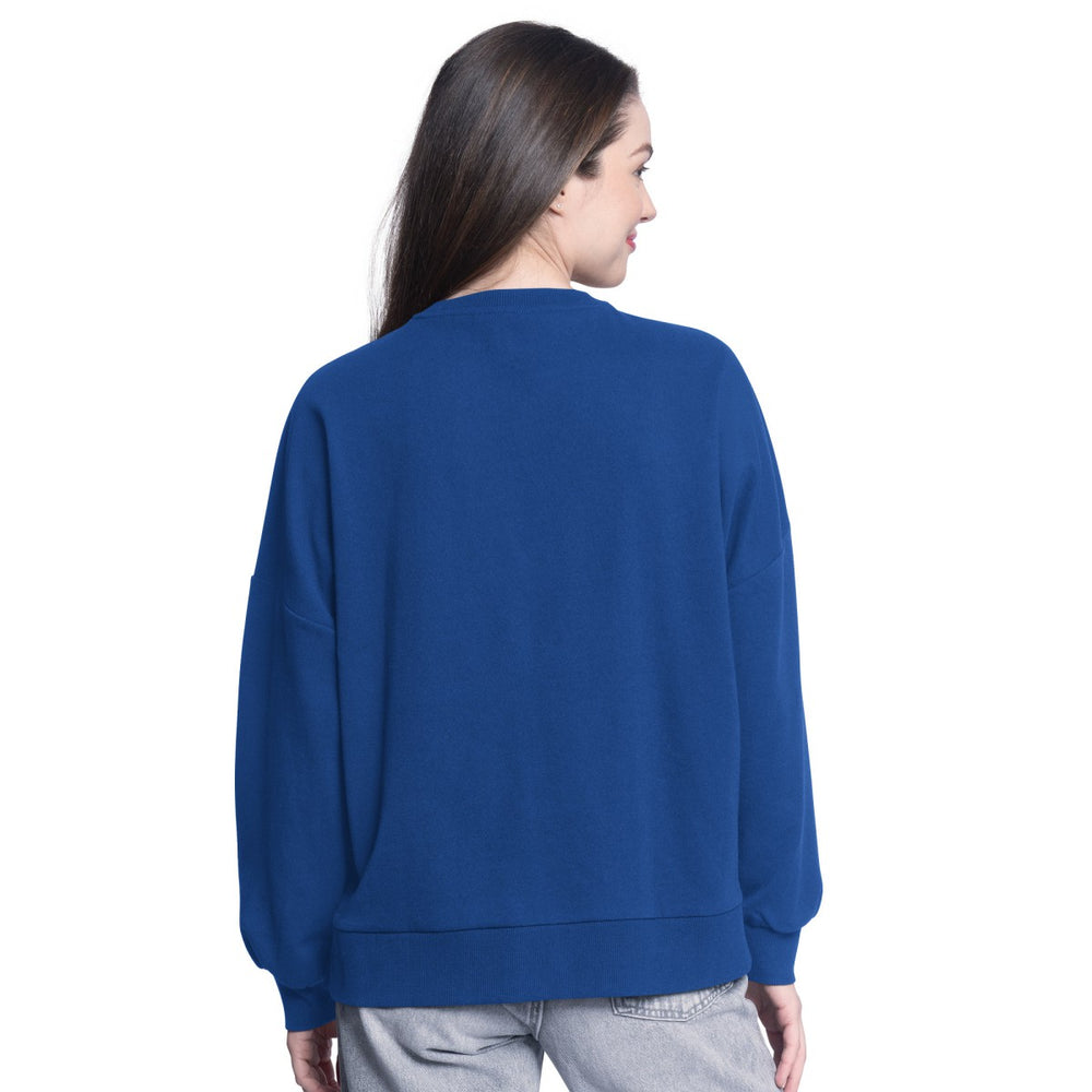 New York Knicks G-III 4Her by Carl Banks Women's Athletic Pullover Sweatshirt Blue